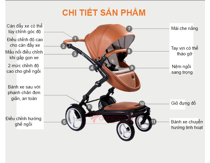 Xe đẩy đôi cho 2 bé XD017	13	