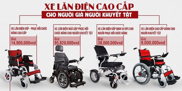 Xe lăn điện hỗ trợ tích cực việc di chuyển của người khuyết tật