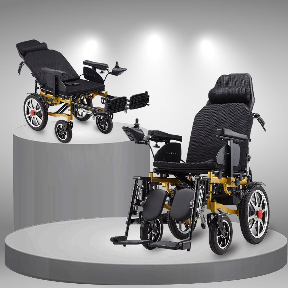 Xe lăn điện phục hồi chức năng dành cho người khuyết tật, xe nhập khẩu cao cấp  TM096