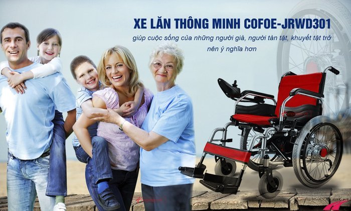 Xe lăn thông minh nhỏ gọn