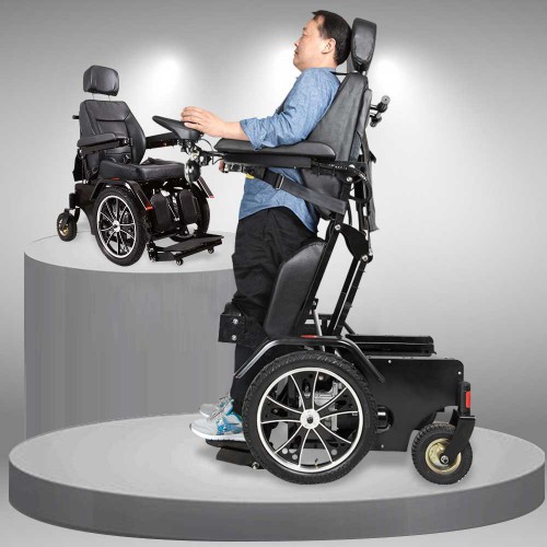 Xe lăn điện ngả gập phục hồi chức năng cho người khuyết tật TM012